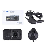 Câmara DVR para Carro com Ecrã LCD de 3.0 polegadas, HD 720P, Câmara de 3.0MP, Ângulo de Visão de 170 Graus, Suporte para Visão Noturna / Detecção de Movimento / Cartão TF / HDMI / Sensor G, 3.0 polegadas