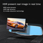 Espelho Retrovisor com DVR para Veículo G835 HD 1080P com Ecrã de 4.3 polegadas, Generalplus 2248, 2 Câmaras com Ângulo de Visão de 170 Graus, Suporte para Gravação HDR / Função de Detecção de Movimento, G835