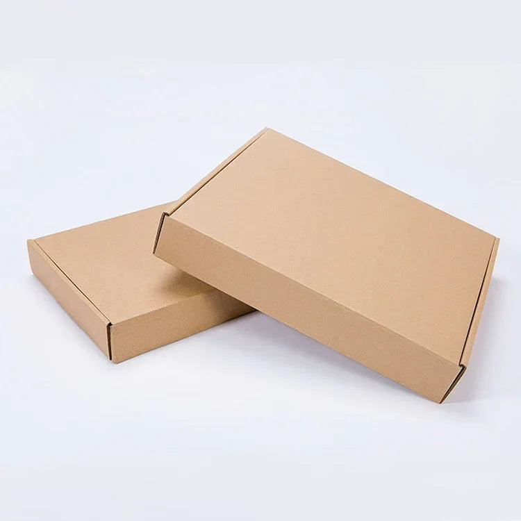 100 Unidades Caixa de Papel Kraft para Envio, Tamanho: Q4, 20x10x4cm, 20x10x4cm