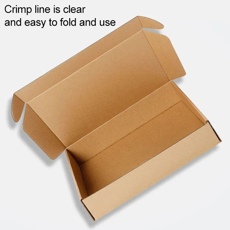 100 Unidades Caixa de Papel Kraft para Envio, Tamanho: Q4, 20x10x4cm, 20x10x4cm