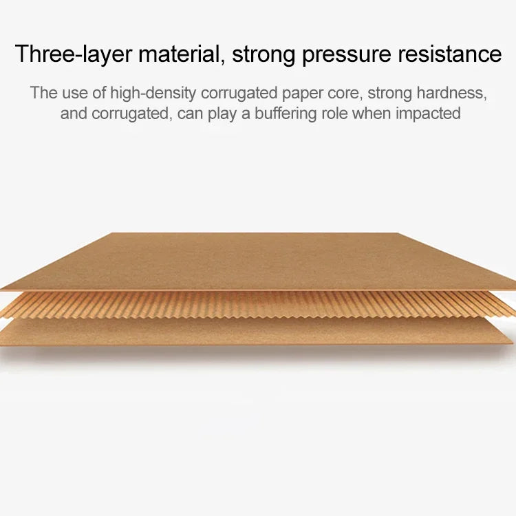 100 Unidades Caixa de Papel Kraft para Envio, Tamanho: Q4, 20x10x4cm, 20x10x4cm