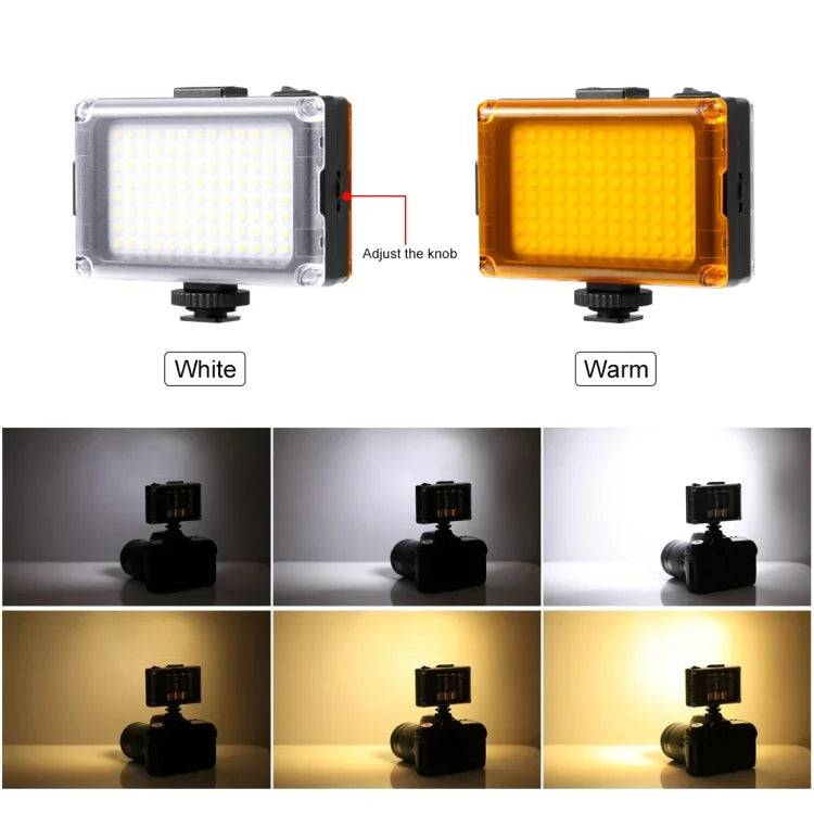 PULUZ Suporte Estabilizador Manual em Forma de U/C para DV + Kit de Luz de Estúdio LED + Microfone Shotgun com Sapata Fria e Cabeça de Tripé para Todas as Câmaras SLR e DV Domésticas, Kits de Suporte + Microfone + LED