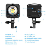 Kit de Luz Estroboscópica de Estúdio Fotográfico PULUZ 120W com Softbox, Refletor e Tripé, Kit de Luz Retangular 120W 2700K-6500K Plugue UE, Kit de Luz Retangular 120W 2700K-6500K Plugue UK, Kit de Luz Retangular 120W 2700K-6500K Plugue US