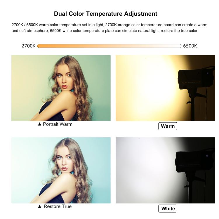 Kit de Luz Estroboscópica de Estúdio Fotográfico PULUZ 120W com Softbox, Refletor e Tripé, Kit de Luz Retangular 120W 2700K-6500K Plugue UE, Kit de Luz Retangular 120W 2700K-6500K Plugue UK, Kit de Luz Retangular 120W 2700K-6500K Plugue US