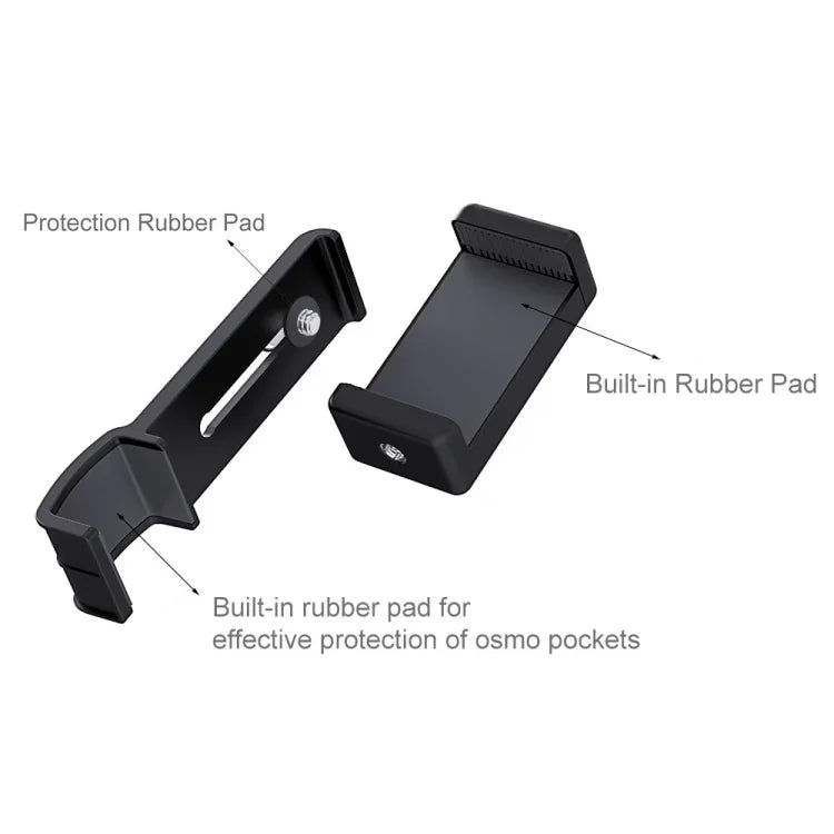 PULUZ Abraçadeira de Fixação para Smartphone Suporte de 1/4 polegadas + Kit de Montagem com Tripé Dobrável para DJI OSMO Pocket / Pocket 2, Abraçadeira+Tripé