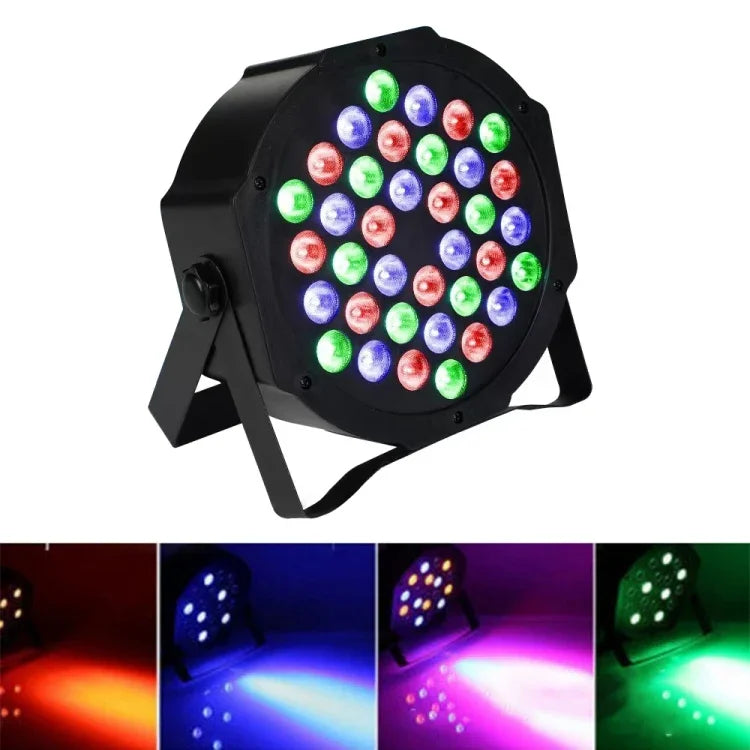 Com Ecrã LED, Modos de Funcionamento Automático / Escravo / DMX512 / Controlo por Voz