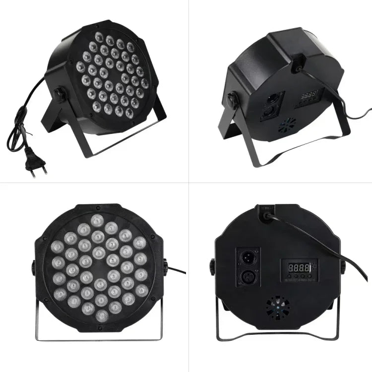 Com Ecrã LED, Modos de Funcionamento Automático / Escravo / DMX512 / Controlo por Voz