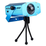 Projetor Mini de Onda de Água RGB 3W x 3 com Controlo Remoto, Ficha UE, Ficha UE
