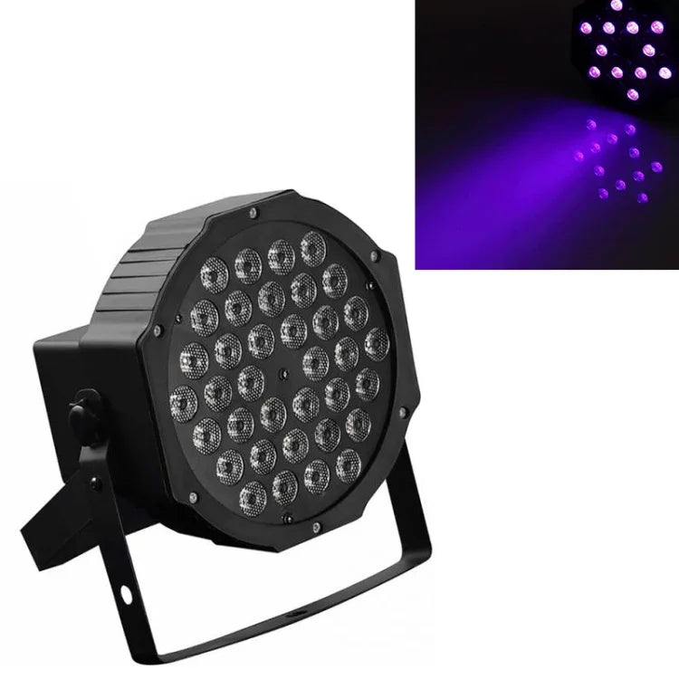 Luz PAR LED UV Roxa 36W 36 LEDs, AC 100-240V, Luz Roxa