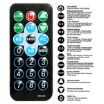 Luz PAR LED DMX512 RGB 36W 36 LEDs com Controlo Remoto, Estroboscópio + Controlo de Som + Autopropulsão, AC 100-240V, RGB com Controlo Remoto