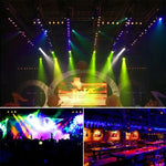 Luz PAR LED DMX512 RGB 36W 36 LEDs com Controlo Remoto, Estroboscópio + Controlo de Som + Autopropulsão, AC 100-240V, RGB com Controlo Remoto