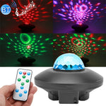 Projetor Laser Estelar Bluetooth 10W com Efeito de Ondas de Água