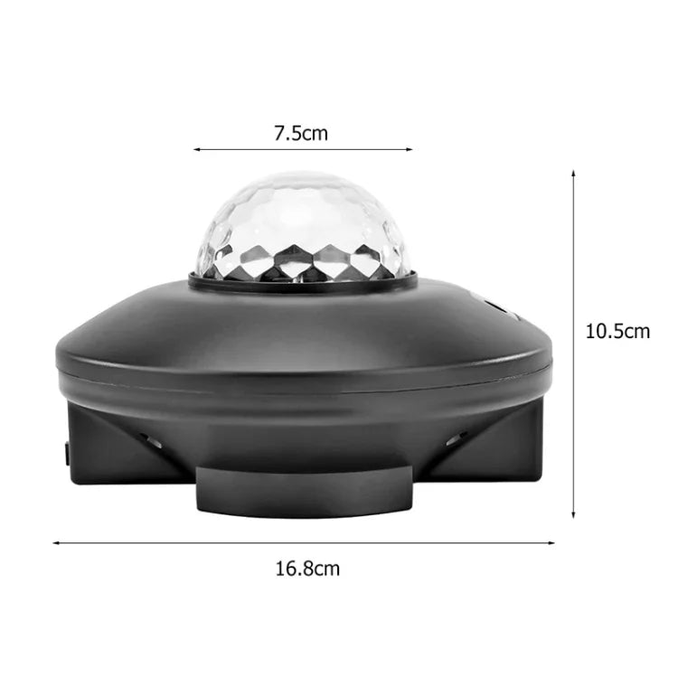 Projetor Laser Estelar Bluetooth 10W com Efeito de Ondas de Água