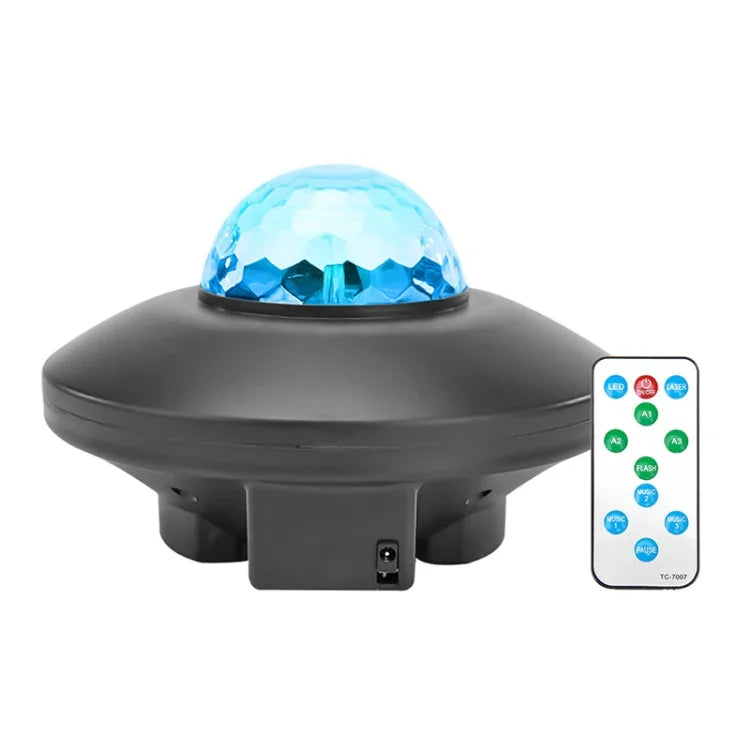 Projetor Laser Estelar Bluetooth 10W com Efeito de Ondas de Água