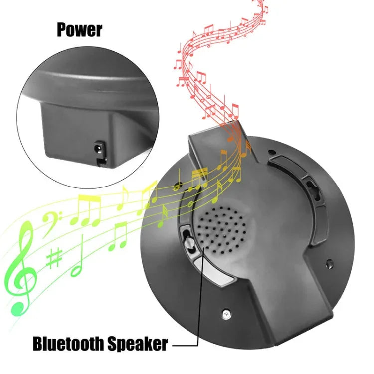 Projetor Laser Estelar Bluetooth 10W com Efeito de Ondas de Água