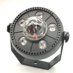 Luz PAR LED Bola Mágica Rotativa Colorida 11W 5 LEDs