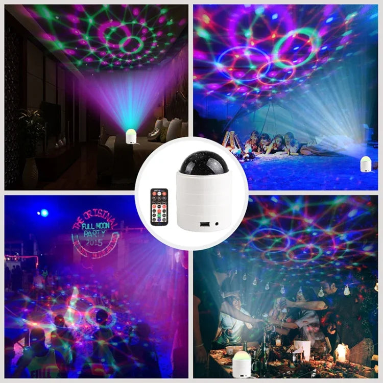 Luz de Palco Bola Mágica de Cristal Bluetooth com Controlo Remoto, Ficha EUA (Branco), PRC0573BEU, PRC0573BUS, PRC0573WEU, PRC0573WUS