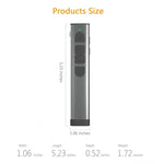 Doosl Dsit038 Apresentador Sem Fios 2.4GHz PowerPoint Clicker Controlo Remoto com Apontador Laser Verde, Distância de Controlo: 100m, Apontador Laser Verde