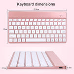 Teclado Bluetooth Destacável 508A + Capa de Couro para Tablet com Flip Horizontal, Suporte e Retroiluminação Colorida para iPad Pro 9.7 polegadas, iPad Air, iPad Air 2, iPad 9.7 polegadas (2017), iPad 9.7 polegadas (2018), 508A Azul, 508A Ouro Champanhe