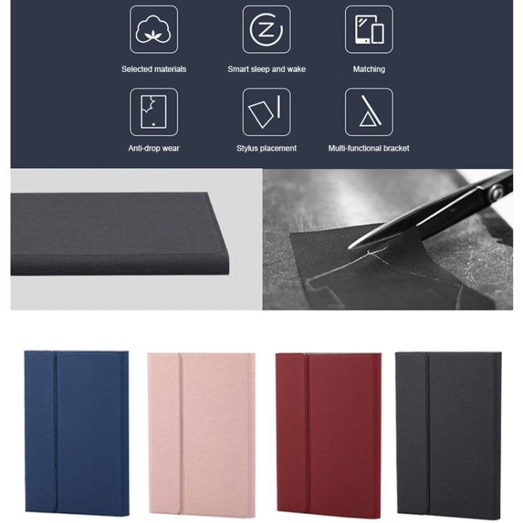 Teclado Bluetooth Destacável 508A + Capa de Couro para Tablet com Flip Horizontal, Suporte e Retroiluminação Colorida para iPad Pro 9.7 polegadas, iPad Air, iPad Air 2, iPad 9.7 polegadas (2017), iPad 9.7 polegadas (2018), 508A Azul, 508A Ouro Champanhe