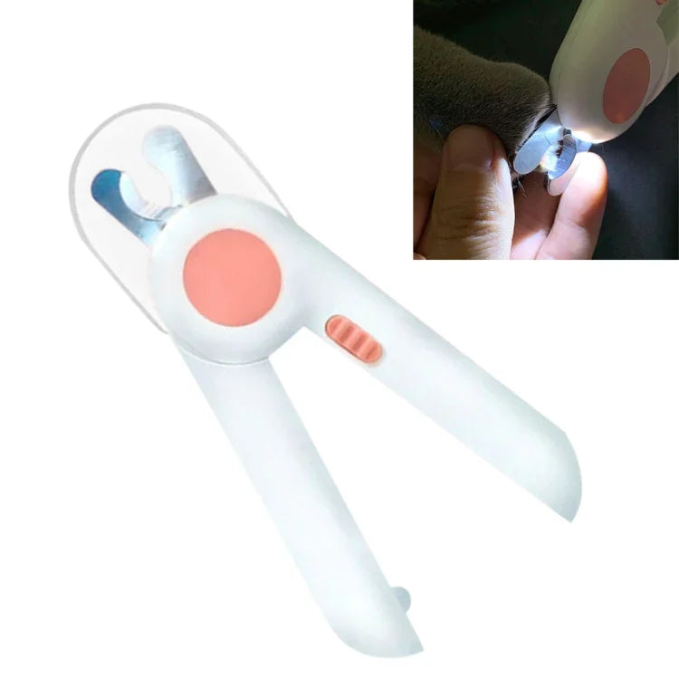 Cortadores de Unhas LED para Gatos e Cães, Rosa, Azul
