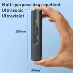 N11 Repelente Ultrassónico para Cães com Lanterna UV, N11 (Preto), N11 (Laranja)