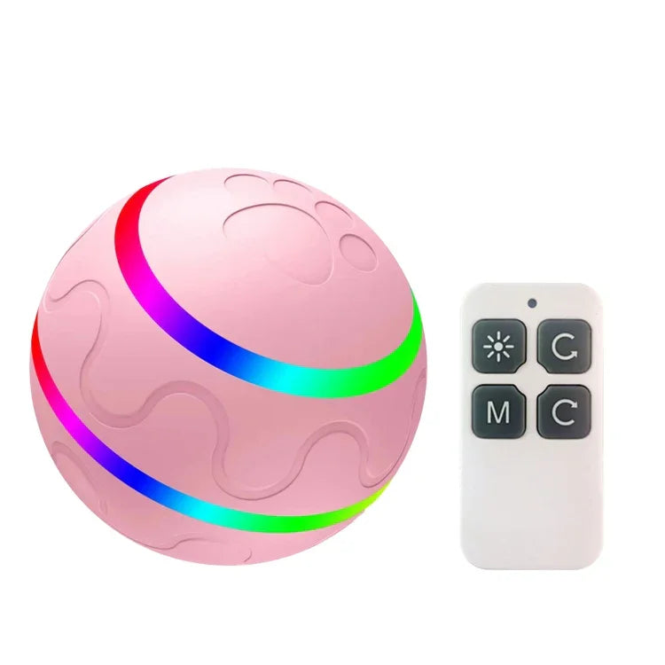 Brinquedo Inteligente O1 com Controlo Remoto para Treino de Cão Bola Luminosa, Controlo Remoto