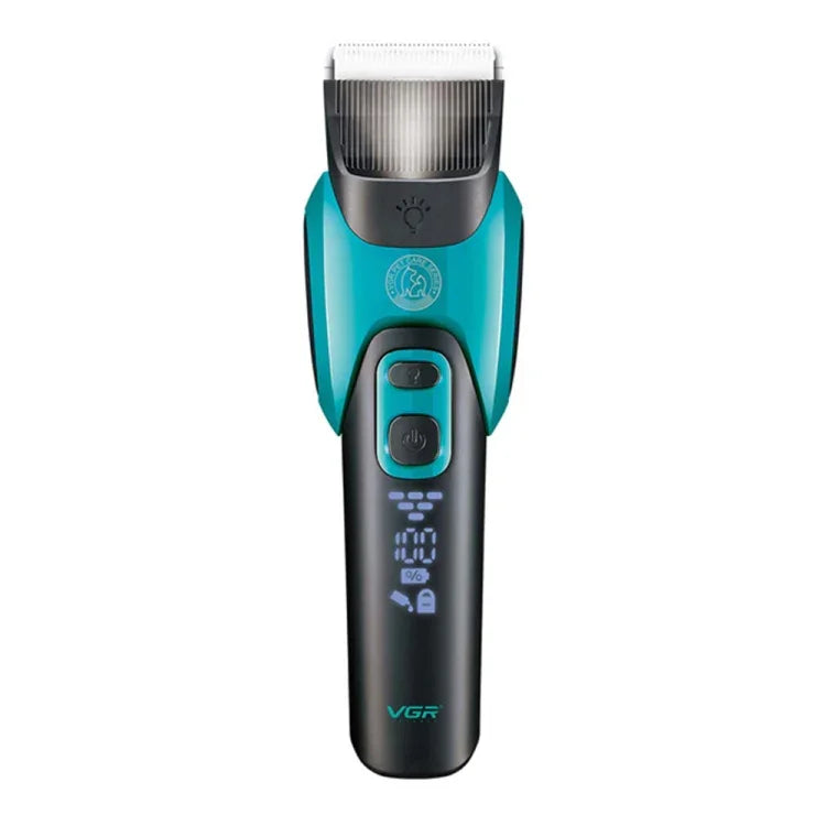 VGR V-208 Máquina de Cortar Cabelo Elétrica Profissional para Animais, V-208 (Azul), V-208 (Vermelho)