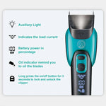 VGR V-208 Máquina de Cortar Cabelo Elétrica Profissional para Animais, V-208 (Azul), V-208 (Vermelho)