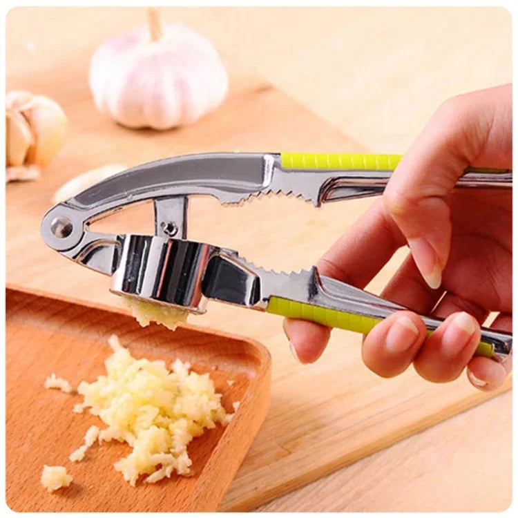 Espremedor de Alho Multifuncional em Aço Inoxidável, Ferramenta para Esmagar Alho, Ralador de Gengibre, Quebra-Nozes, Ferramenta de Cozinha, Aço Inoxidável 2