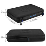 Estojo Impermeável de Transporte e Viagem PULUZ para Acessórios de GoPro, Insta360, DJI e Outras Câmaras de Ação, Tamanho Grande: 32cm x 22cm x 7cm, Para GoPro, Tamanho Grande: 32cm x 22cm x 7cm
