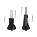 Botão de Polegar de Plástico PULUZ Parafuso Longo Padrão + Parafuso Curto para GoPro, Insta360, DJI e Outras Câmaras de Ação, 2 Parafusos (Plástico)