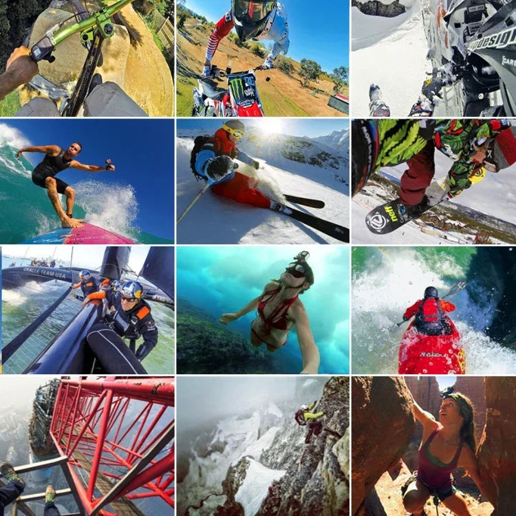 Suporte de Gancho em J para Superfície Vertical Preto PULUZ para Câmaras de Desporto de Ação PULUZ, Suporte de Fixação Flexível para GoPro, Insta360, DJI e Outras Câmaras de Ação, Suporte de Gancho em J