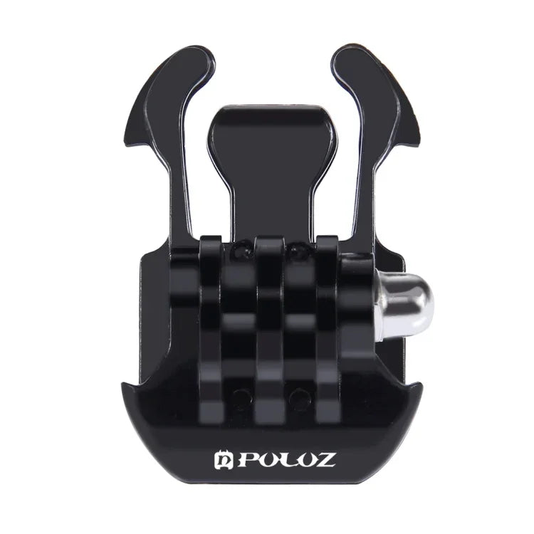 Fivela de Libertação Rápida para Superfície Horizontal PULUZ para Câmaras de Desporto de Ação PULUZ, Suporte de Garra Flexível para GoPro, Insta360, DJI e Outras Câmaras de Ação, Fivela de Libertação Rápida
