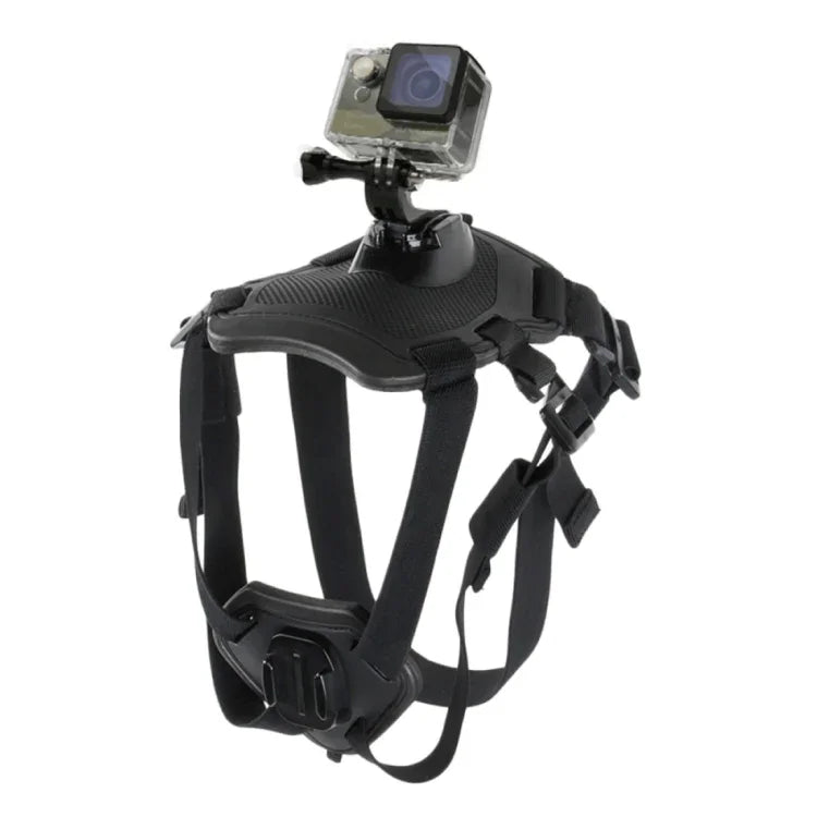 Arnês Ajustável para Peito PULUZ Hound Dog Fetch para GoPro, Insta360, DJI e Outras Câmaras de Ação, Correia de Peito para Cão