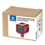 Gaiola Protetora em Liga de Alumínio CNC PULUZ com Estrutura de Seguro para GoPro HERO5 Session /HERO4 Session /HERO Session, Para HERO4 Session com Estrutura, Para HERO5 Session com Estrutura, Para HERO5 Session