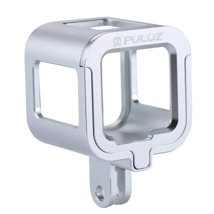 Gaiola Protetora em Liga de Alumínio CNC PULUZ com Estrutura de Seguro para GoPro HERO5 Session /HERO4 Session /HERO Session, Para HERO4 Session com Estrutura, Para HERO5 Session com Estrutura, Para HERO5 Session