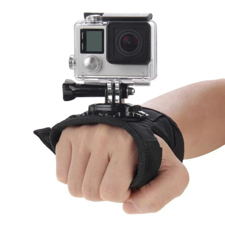 PULUZ Correia de Pulso Estilo Luva com Rotação de 360 Graus para GoPro, Insta360, DJI e Outras Câmaras de Ação, Correia de Pulso Estilo Luva