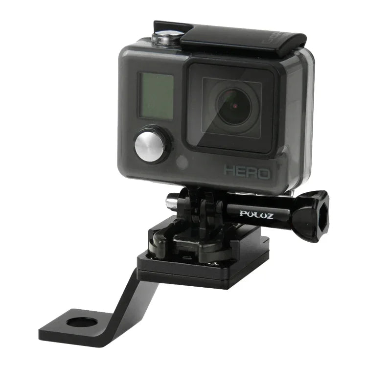 Suporte Fixo Metálico para Motociclo PULUZ para GoPro, Insta360, DJI e Outras Câmaras de Ação, Suporte Fixo 1 (Preto), Suporte Fixo 1 (Prateado), Suporte Fixo 1 (Vermelho), Suporte Fixo 1 (Azul), Suporte Fixo 1 (Dourado)