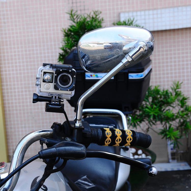 Suporte Fixo Metálico para Motociclo PULUZ para GoPro, Insta360, DJI e Outras Câmaras de Ação, Suporte Fixo 1 (Preto), Suporte Fixo 1 (Prateado), Suporte Fixo 1 (Vermelho), Suporte Fixo 1 (Azul), Suporte Fixo 1 (Dourado)