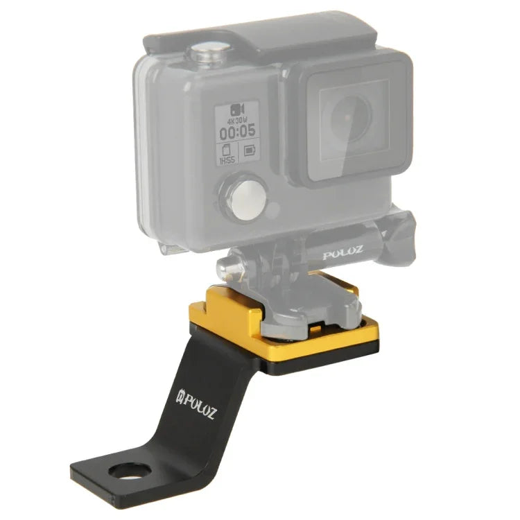 Suporte Fixo Metálico para Motociclo PULUZ para GoPro, Insta360, DJI e Outras Câmaras de Ação, Suporte Fixo 1 (Preto), Suporte Fixo 1 (Prateado), Suporte Fixo 1 (Vermelho), Suporte Fixo 1 (Azul), Suporte Fixo 1 (Dourado)