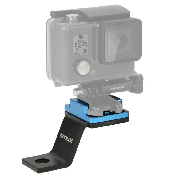 Suporte Fixo Metálico para Motociclo PULUZ para GoPro, Insta360, DJI e Outras Câmaras de Ação, Suporte Fixo 1 (Preto), Suporte Fixo 1 (Prateado), Suporte Fixo 1 (Vermelho), Suporte Fixo 1 (Azul), Suporte Fixo 1 (Dourado)