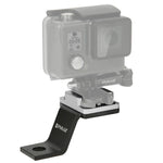 Suporte Fixo Metálico para Motociclo PULUZ para GoPro, Insta360, DJI e Outras Câmaras de Ação, Suporte Fixo 1 (Preto), Suporte Fixo 1 (Prateado), Suporte Fixo 1 (Vermelho), Suporte Fixo 1 (Azul), Suporte Fixo 1 (Dourado)