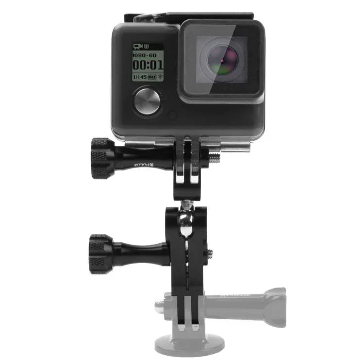 Suporte de Junta Esférica em Alumínio CNC PULUZ com 2 Parafusos Longos para GoPro, Insta360, DJI e Outras Câmaras de Ação, Stock CN