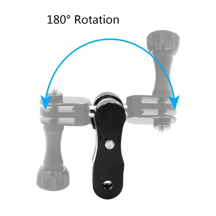 Suporte de Junta Esférica em Alumínio CNC PULUZ com 2 Parafusos Longos para GoPro, Insta360, DJI e Outras Câmaras de Ação, Stock CN