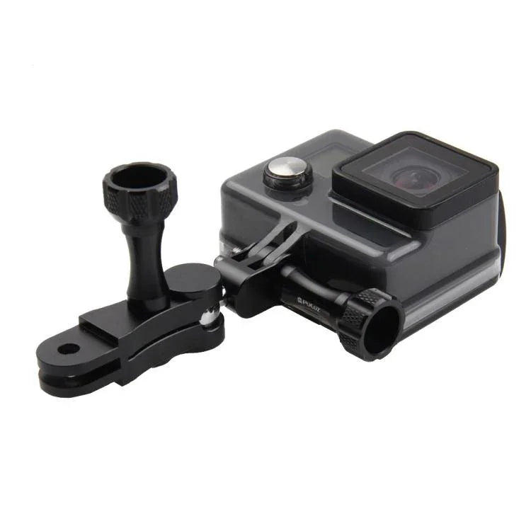 Suporte de Junta Esférica em Alumínio CNC PULUZ com 2 Parafusos Longos para GoPro, Insta360, DJI e Outras Câmaras de Ação, Stock CN