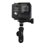 Suporte de Junta Esférica em Alumínio CNC PULUZ com 2 Parafusos Longos para GoPro, Insta360, DJI e Outras Câmaras de Ação, Stock CN