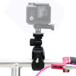 Suporte para Guiador de Motociclo/Bicicleta PULUZ com Montagem para Tripé e Parafuso para GoPro, Insta360, DJI e Outras Câmaras de Ação, Suporte Alargado