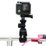 Suporte para Guiador de Motociclo/Bicicleta PULUZ com Montagem para Tripé e Parafuso para GoPro, Insta360, DJI e Outras Câmaras de Ação, Suporte Alargado