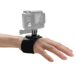 PULUZ Correias para Mão, Pulso, Braço e Perna 3 em 1 com Montagem Rotativa de 360 Graus para GoPro, Insta360, DJI e Outras Câmaras de Ação, Correia para Braço e Perna